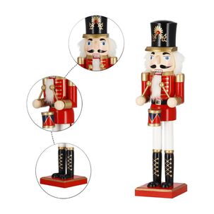 Cascanueces De Madera Navideño 38 Cm