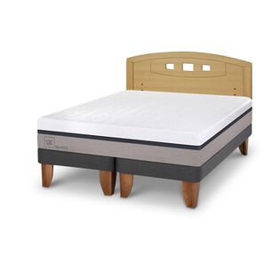 Cama Europea Cic Balance / 2 Plazas / Base Dividida + Respaldo
