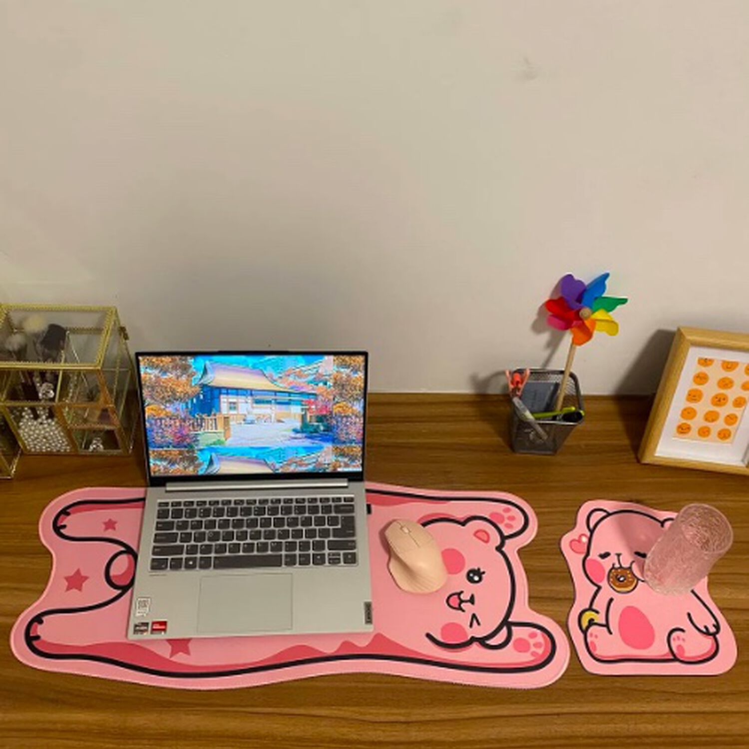 Alfombrilla Mouse Pad Rosa image number 2.0