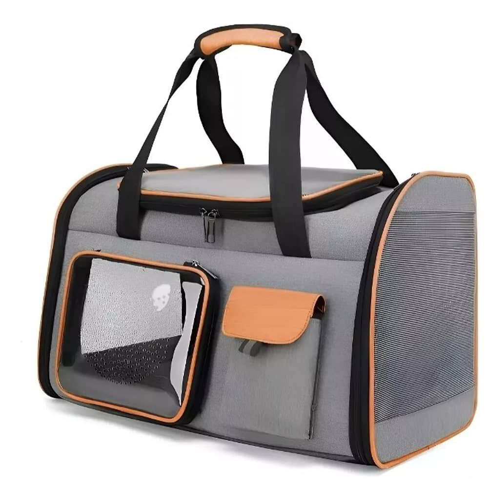 Bolso Transportador Mascotas Color Naranja image number 0.0