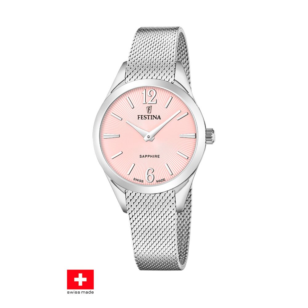 Reloj F20076/2 Festina Swiss Rosa Mujer Grace image number 0.0