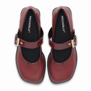 Zapato Mary Jane Mujer Burdeo Francisca Piccadilly