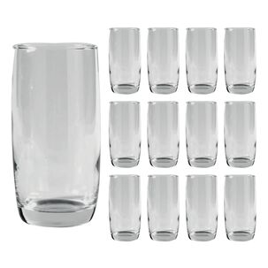 Set 12 Vasos Monterrey Transparente Largos Cristar 445 Ml