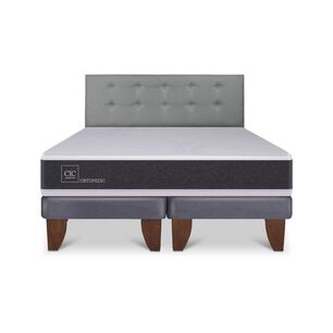 Cama Europea Cic Ortopedic / King / Base Dividida + Respaldo