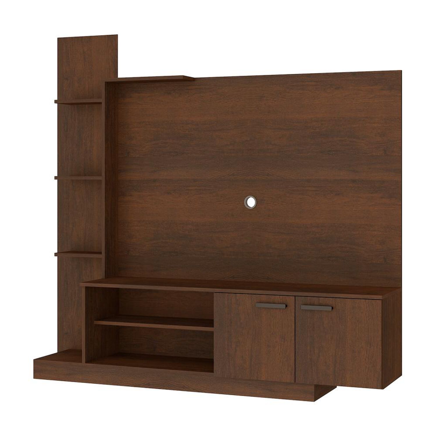 Rack Vekkahome Home Tv Reina Rustic / 2 Puertas image number 3.0