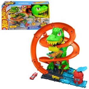 Autopista Hot Wheels City Trex Fire Station