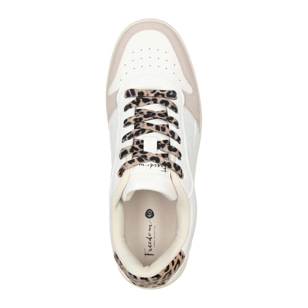 Zapatilla Urbana Mujer Freedom White image number 4.0