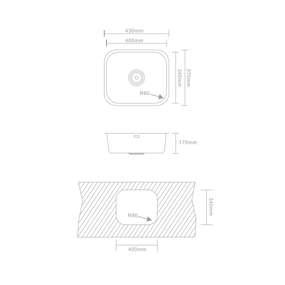 Lavaplatos 1c Groner Inox 430r image number 3.0