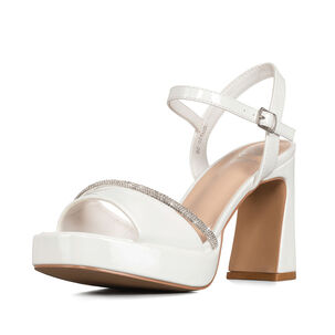 Sandalias Casual Fiesta Charol Mujer Plataforma Weide Gh130