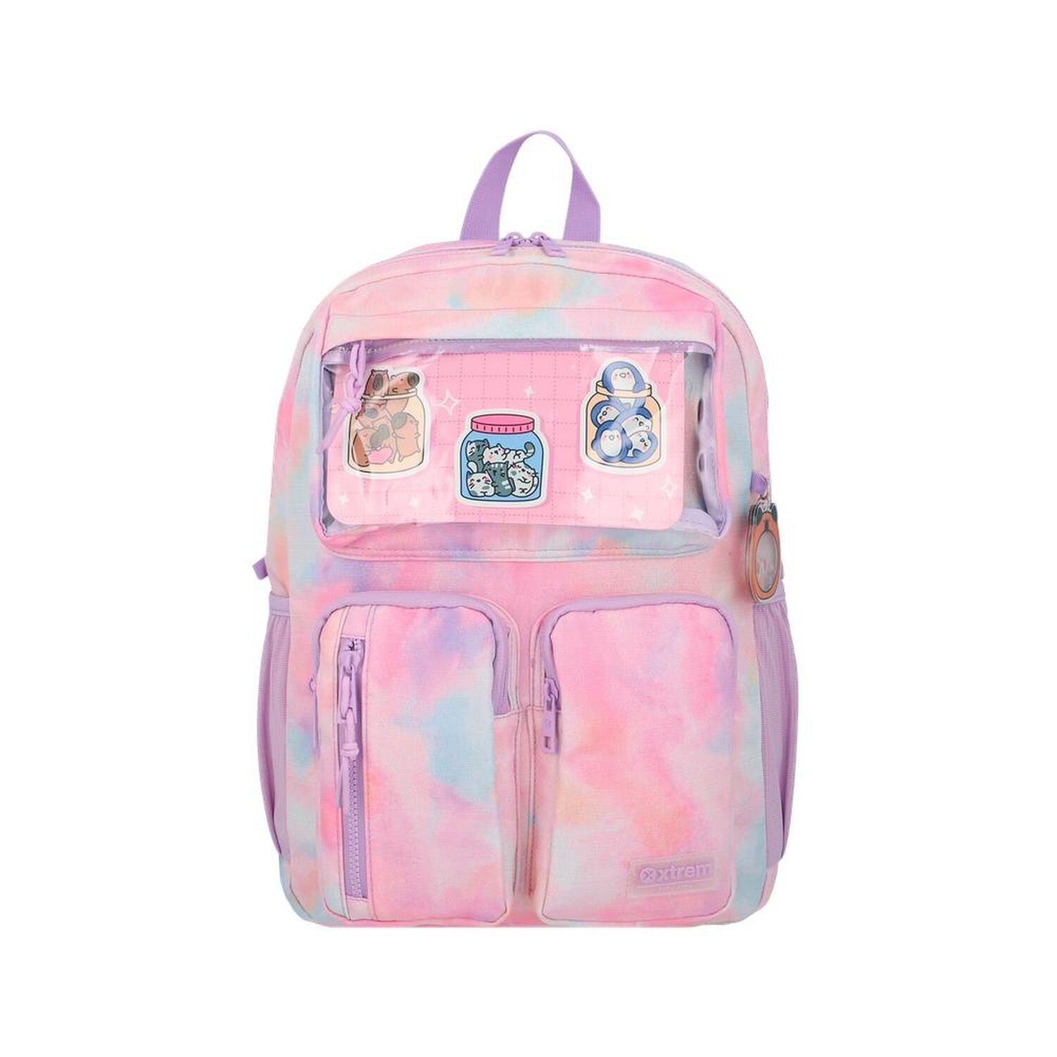 Mochila Notebook Xtrem Queens 6xt Rosado/multicolor 15" image number 0.0