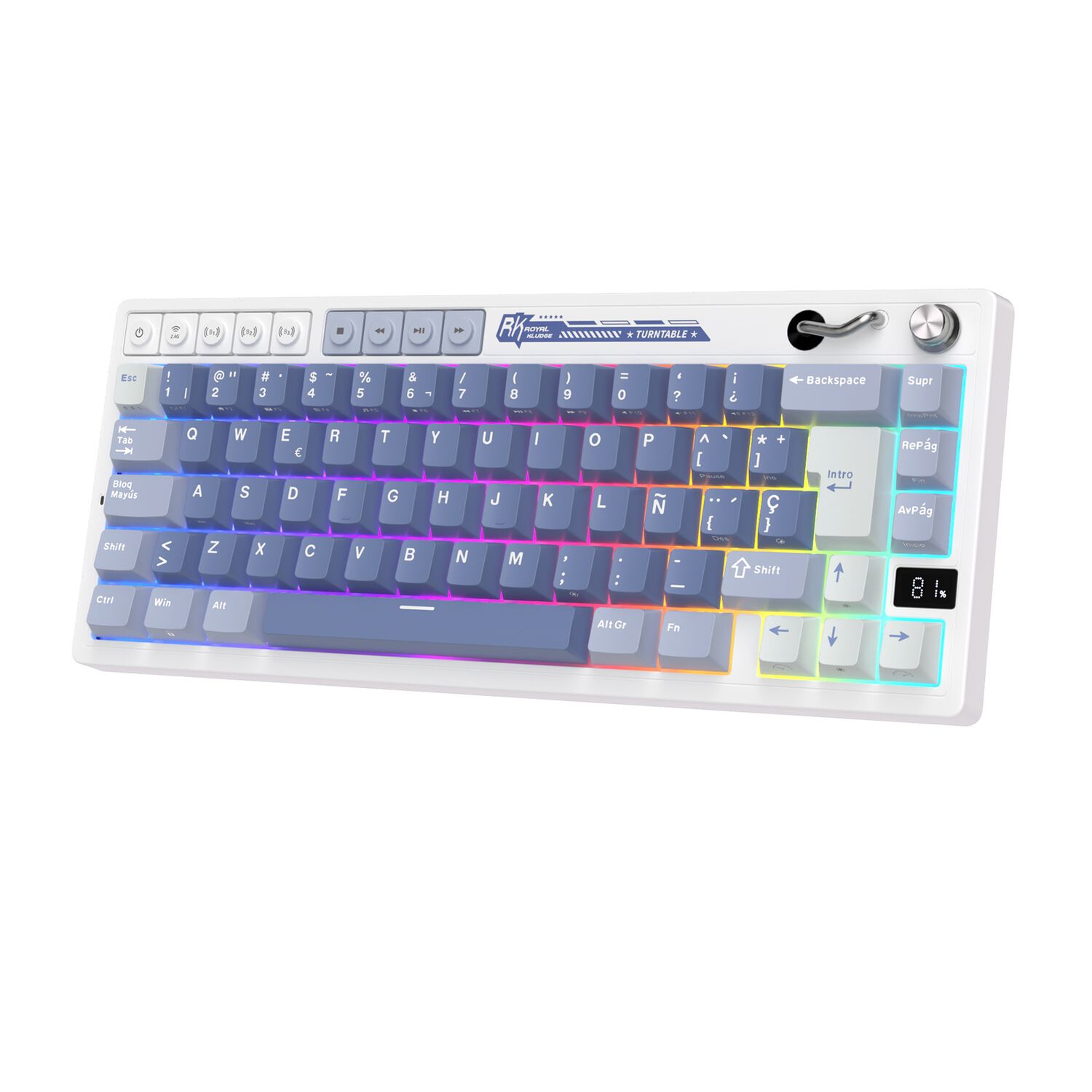Teclado Mec&aacute;nico Inal&aacute;mbrico Rkm65 65% Espa&ntilde;ol Royal Kludge image number 0.0