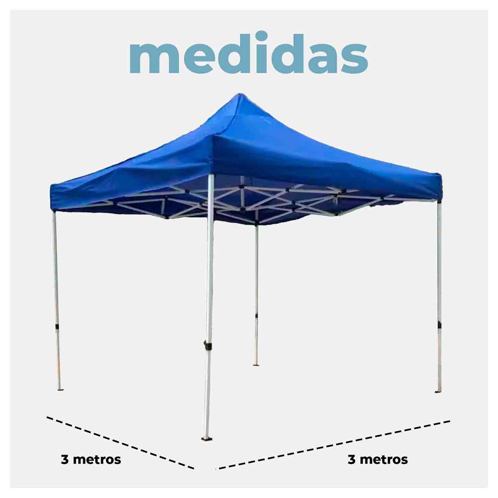 Toldo Plegable 3x3 Color Azul image number 5.0
