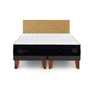 Cama Europea Cic Linea Premium / King / Base Dividida + Respaldo