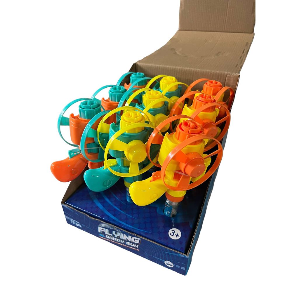 Pack 9 Juguetes + Dulce Sorpresa Cumplea&ntilde;os Flying Candy Gun image number 1.0
