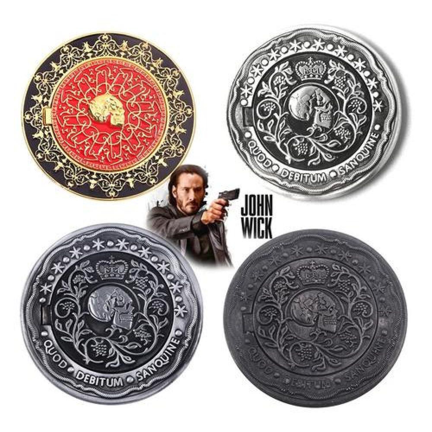 Moneda Coleccion John Wick Pagar&eacute; Pacto De Sangre. Cosplay image number 0.0