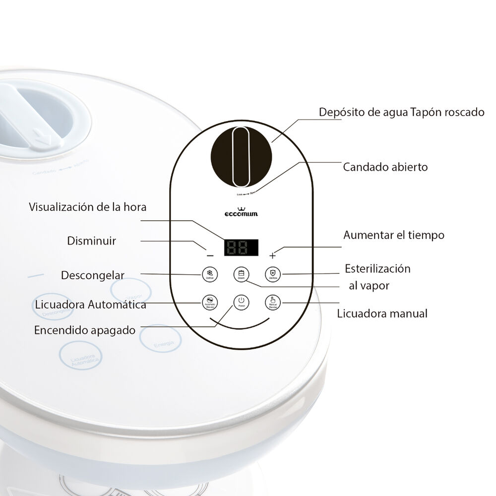 Procesador De Alimentos Winser Cook Bebesit image number 6.0