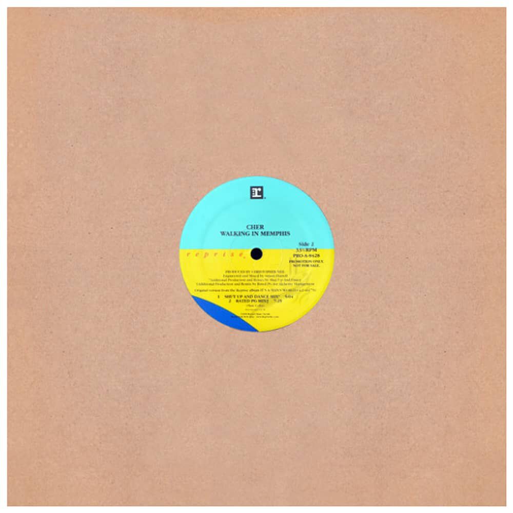 Cher - One By One/walking In Menphis | 12" Maxi Single Usado image number 1.0