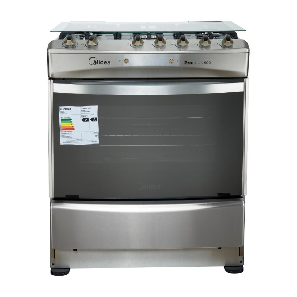 Cocina A Gas Midea MCG-5QI30NS / 5 Quemadores image number 0.0
