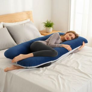 Coj&iacute;n Almohada Maternal U + Funda Extra Suave- Multiusos