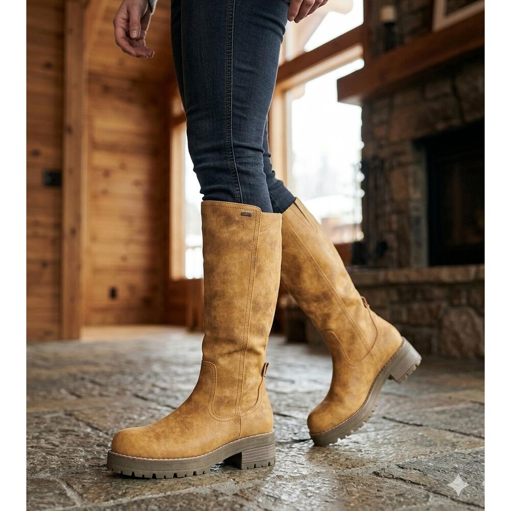 Bota Larga Linne Caramelo Alquimia image number 5.0