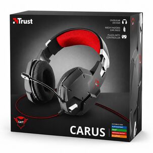 Audifonos Trust Gaming Carus Gxt322 Black Multiplataformas