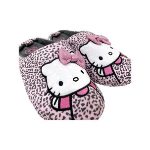 Pantufla Print Con Lazo Bordado Hello Kitty