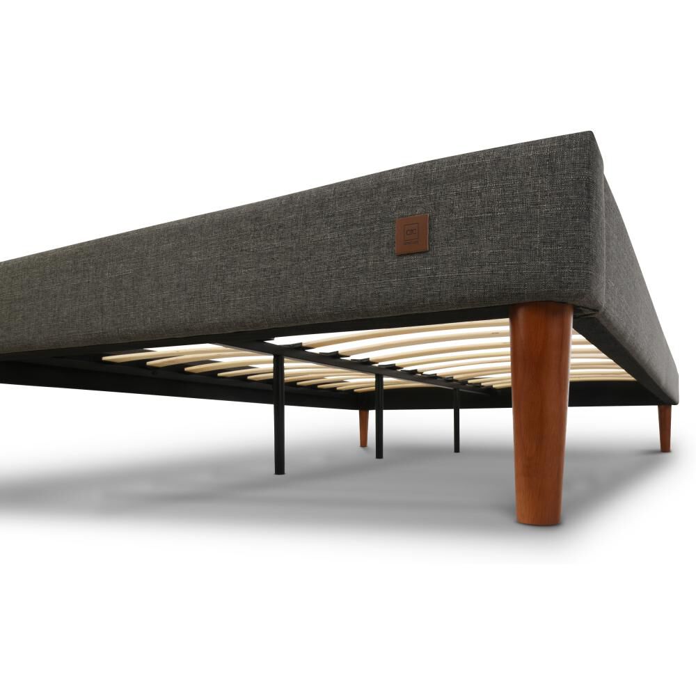 Cama Europea Cic Alaska / 2 Plazas / Base Normal + Respaldo image number 7.0