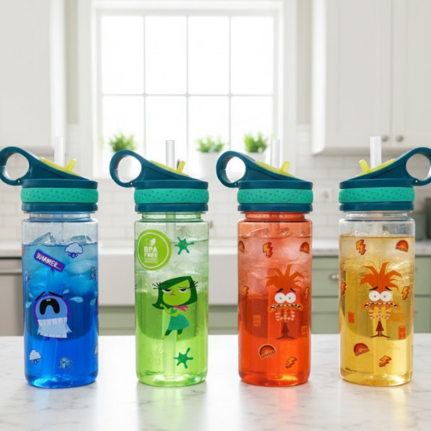 Botella Disney Emociones Intensamente 500ml Antiderrame image number 4.0