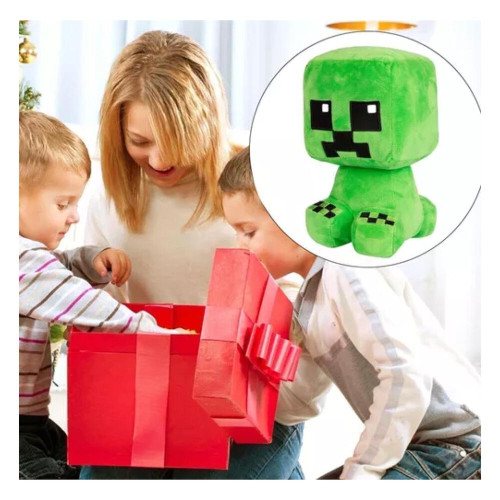 Juguete Peluche Creeper 20cm Verde Minecraft Infantil image number 2.0
