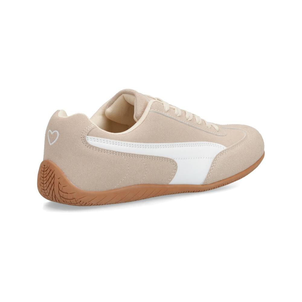 Zapatilla Urbana Mujer Freedom Beige image number 3.0