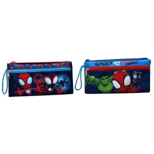Estuche Doble Cierre Spidey 2 Dise&ntilde;os