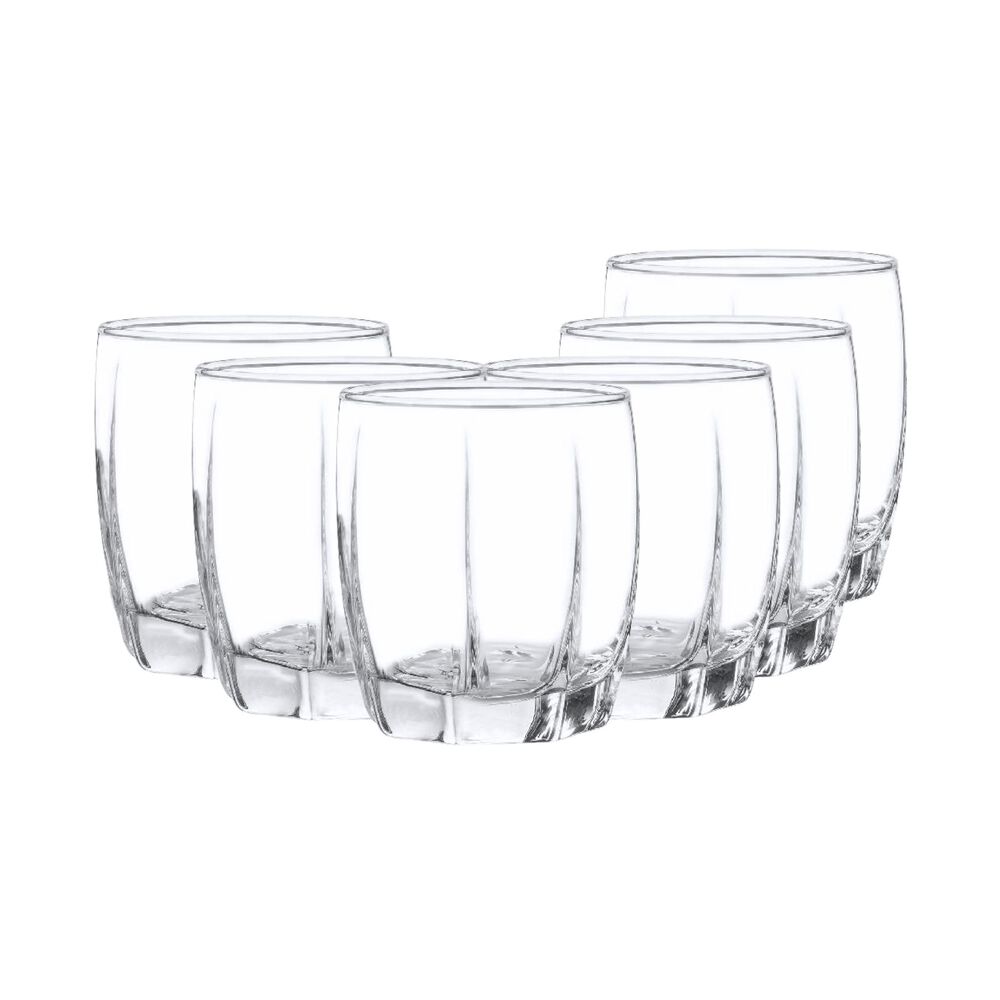 Display 6 Vasos Bajos Amadeus Rocks 353cc Tragos Jugos Cristar image number 2.0