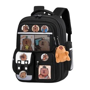 Mochila Capibara Gran Capacidad Compartimientos Y Accesorios