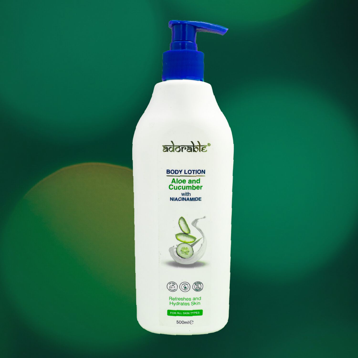 Adorable Loci&oacute;n Corporal Aloe Cucumber & Vit B3 500 Ml image number 2.0