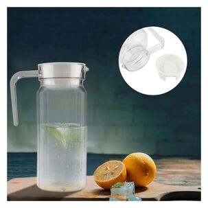 Jarra De Vidrio Agua Jarra De Jugo Jarra Con Tapa Vintage 1 Litro