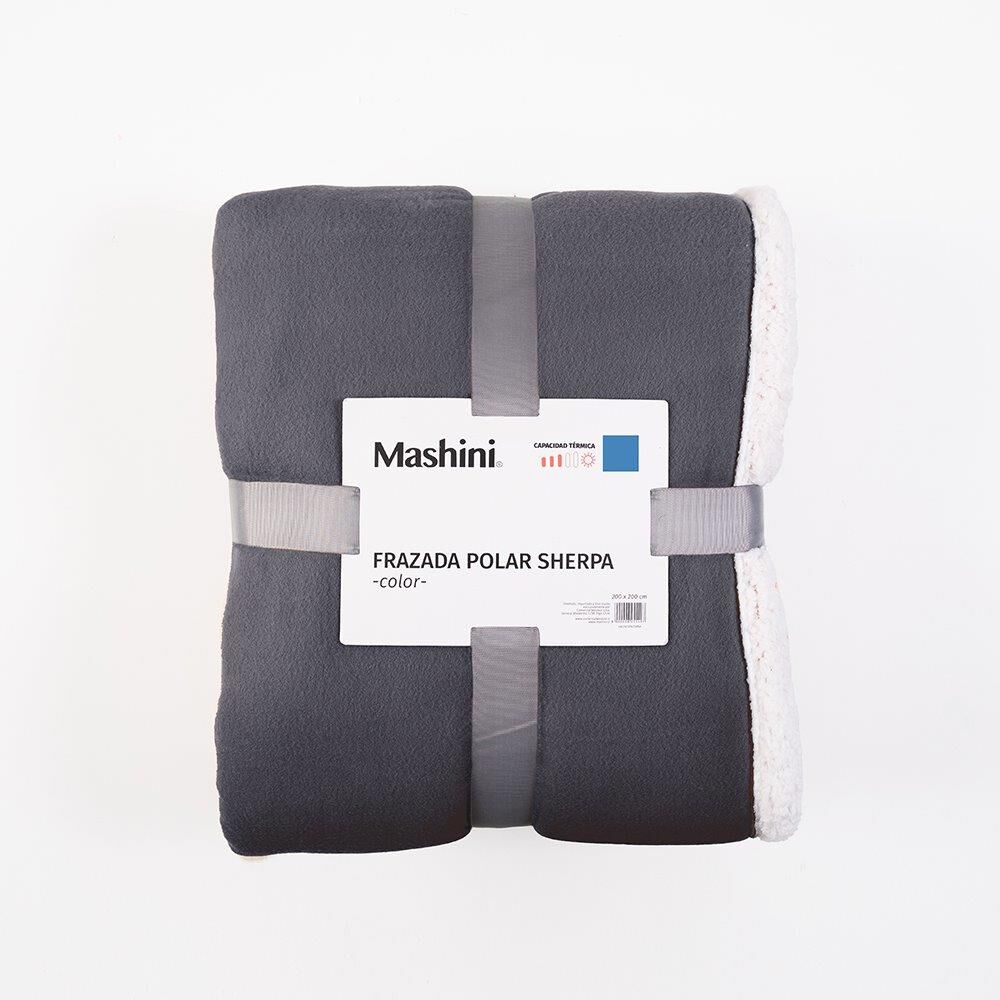 Frazada Polar-sherpa Lisa King Gris image number 2.0