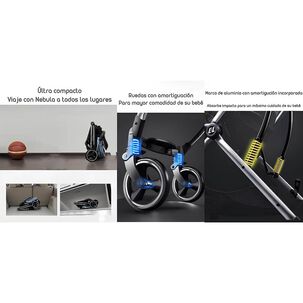 Coche De Paseo Modo Apego Y Panor&aacute;mico Negro Lubabycas