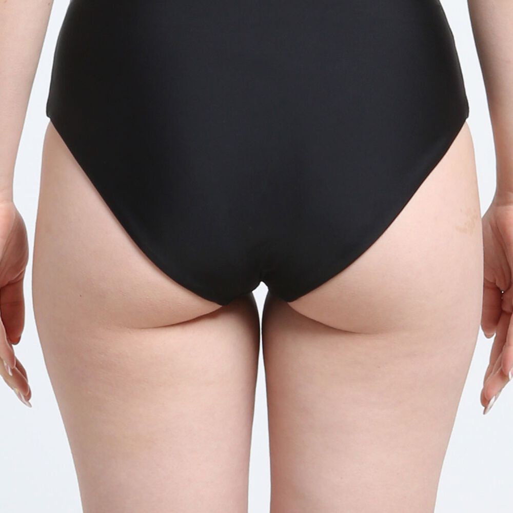 Bikini Calzón Alto Argolla Negro image number 1.0