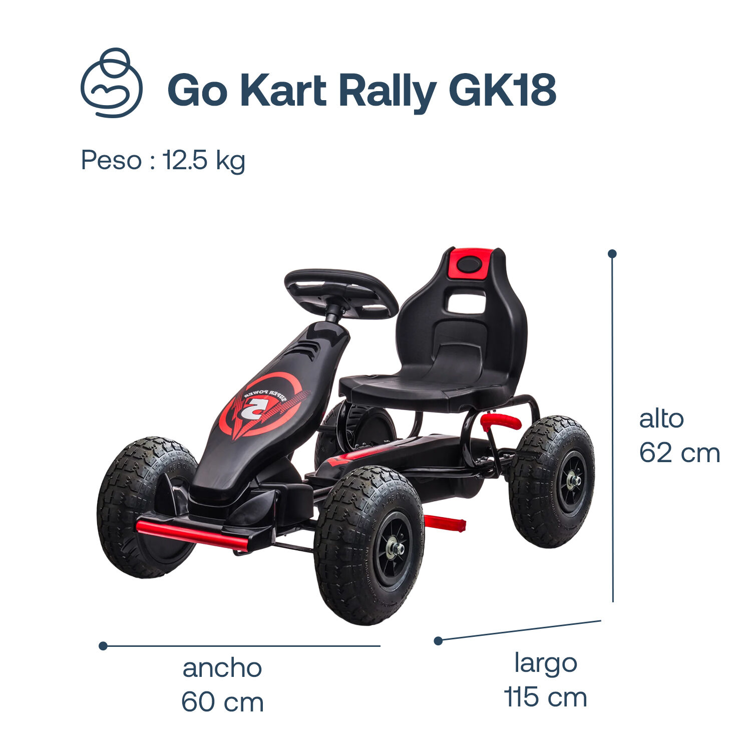 Go Kart Rally Gk18 Rojo image number 3.0