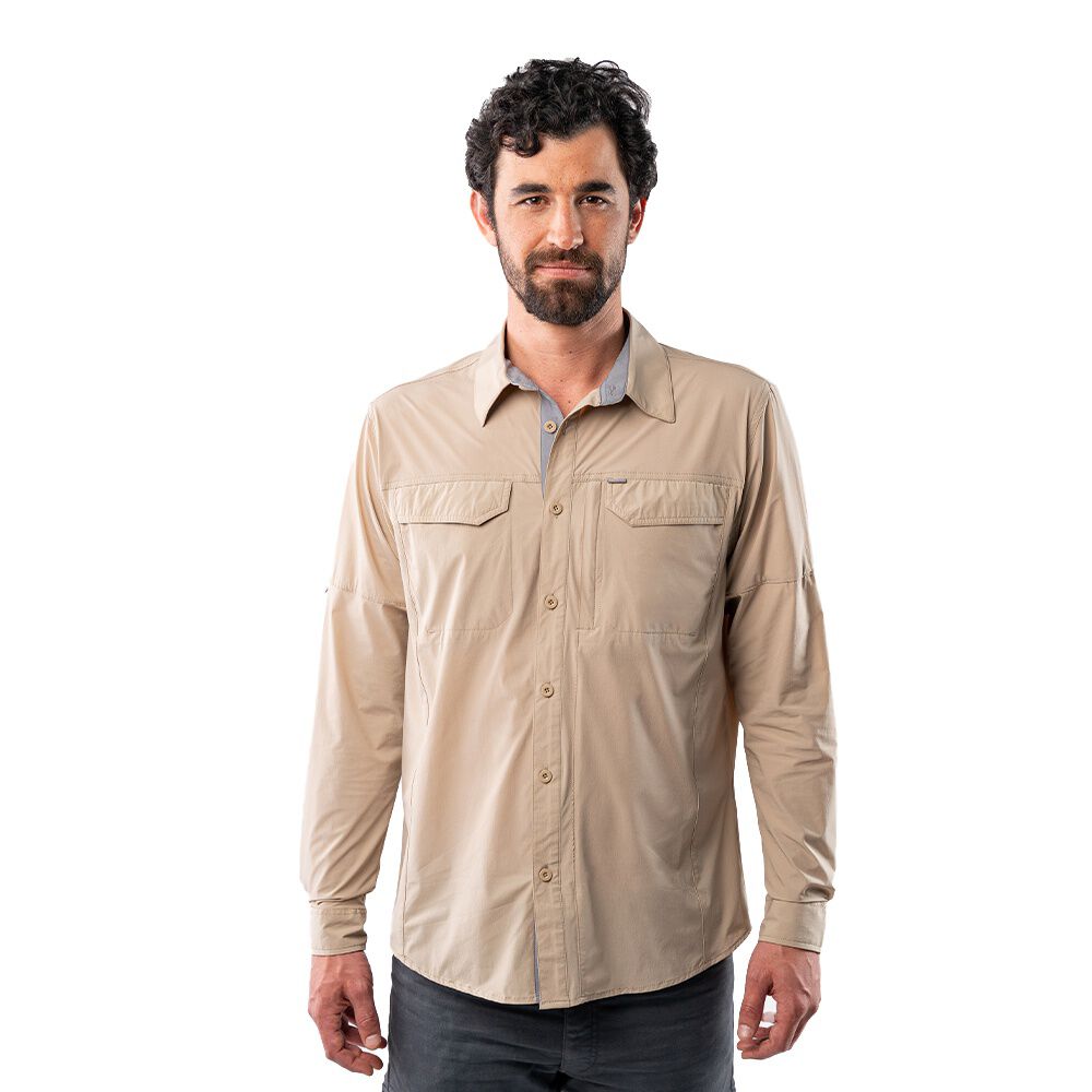 Camisa Hw Antakari Spandex Beige image number 0.0