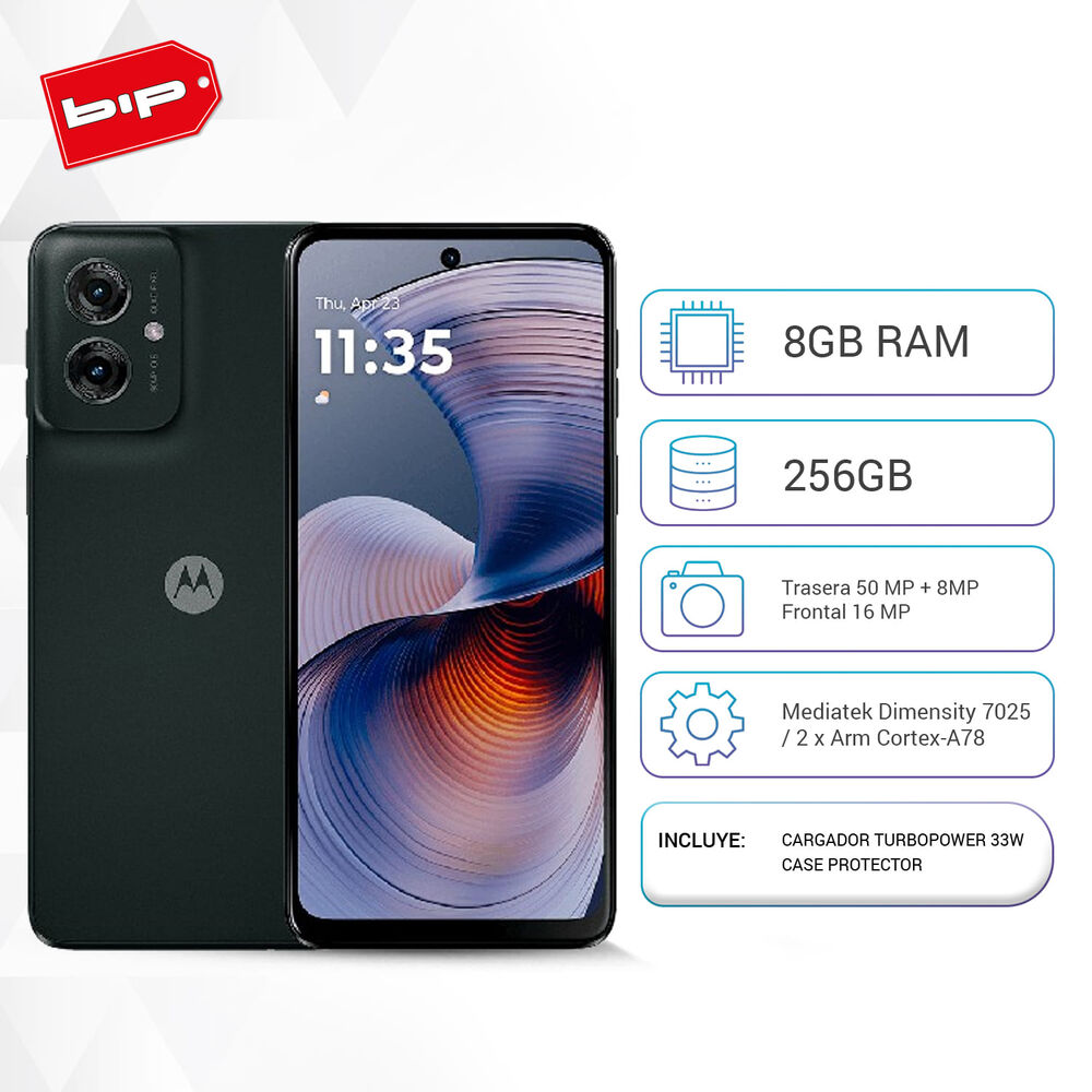 Moto G55 5g Black 8gb+256gb -nuevo image number 0.0