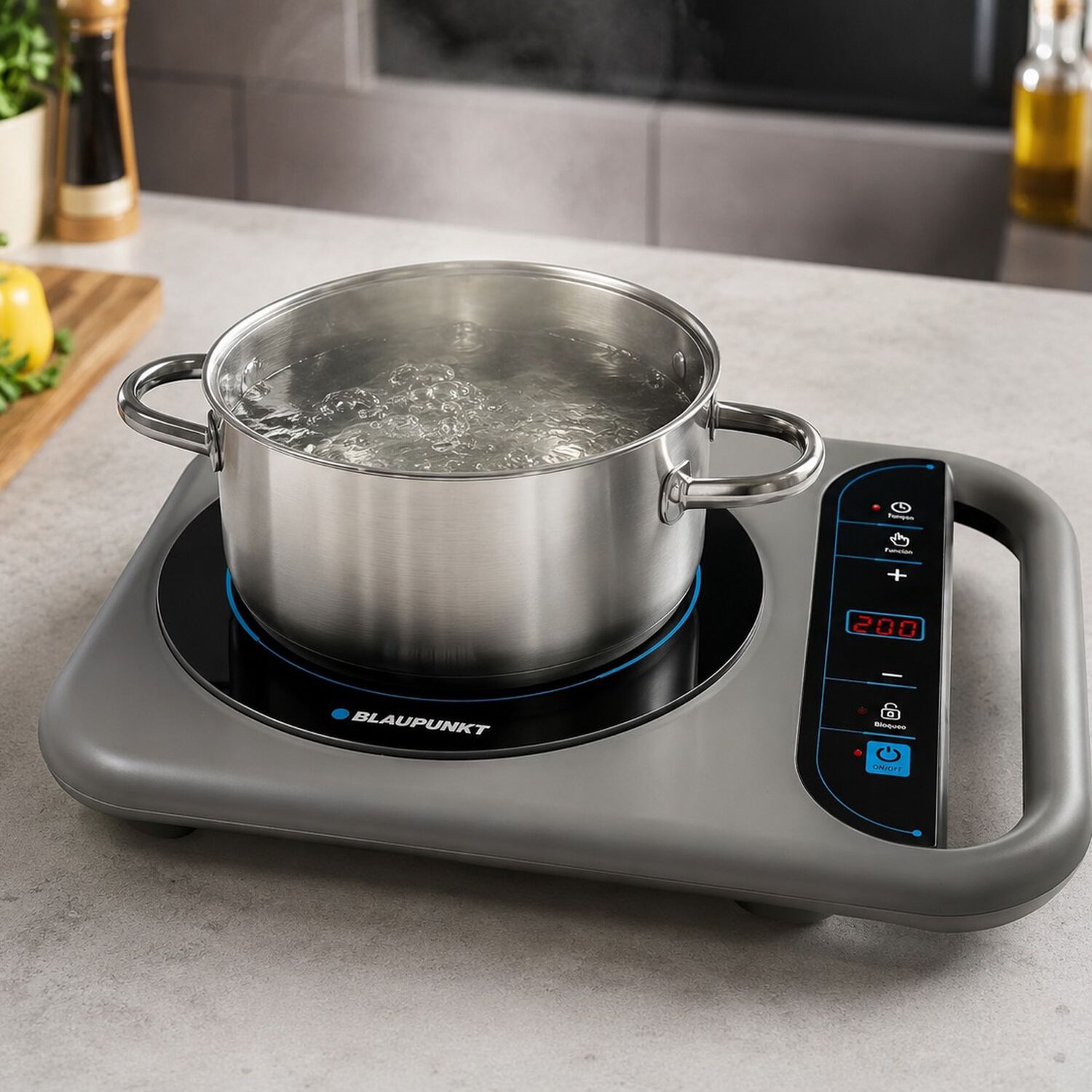 Cocinilla El&eacute;ctrica De Inducci&oacute;n 2000w Marca Blaupunkt image number 2.0