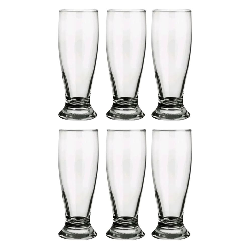 Set 6 Vasos Cerveceros Munich De 300ml Vidrio Cocina Nadir image number 0.0