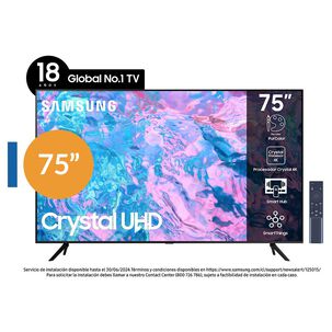 Led 75"" Samsung Cu7000 / Ultra Hd 4K / Smart Tv