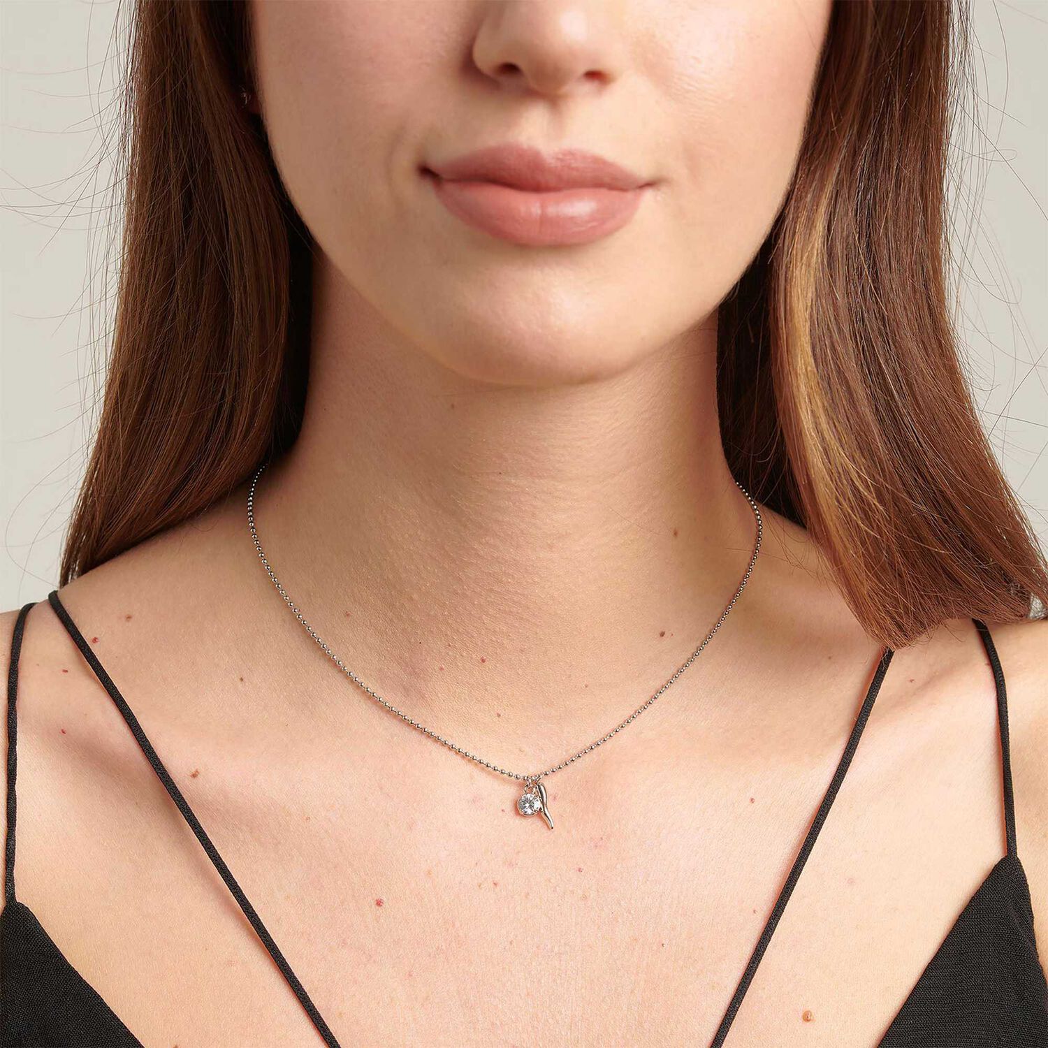 Collar Brosway Bein008 Plateado Mujer image number 1.0