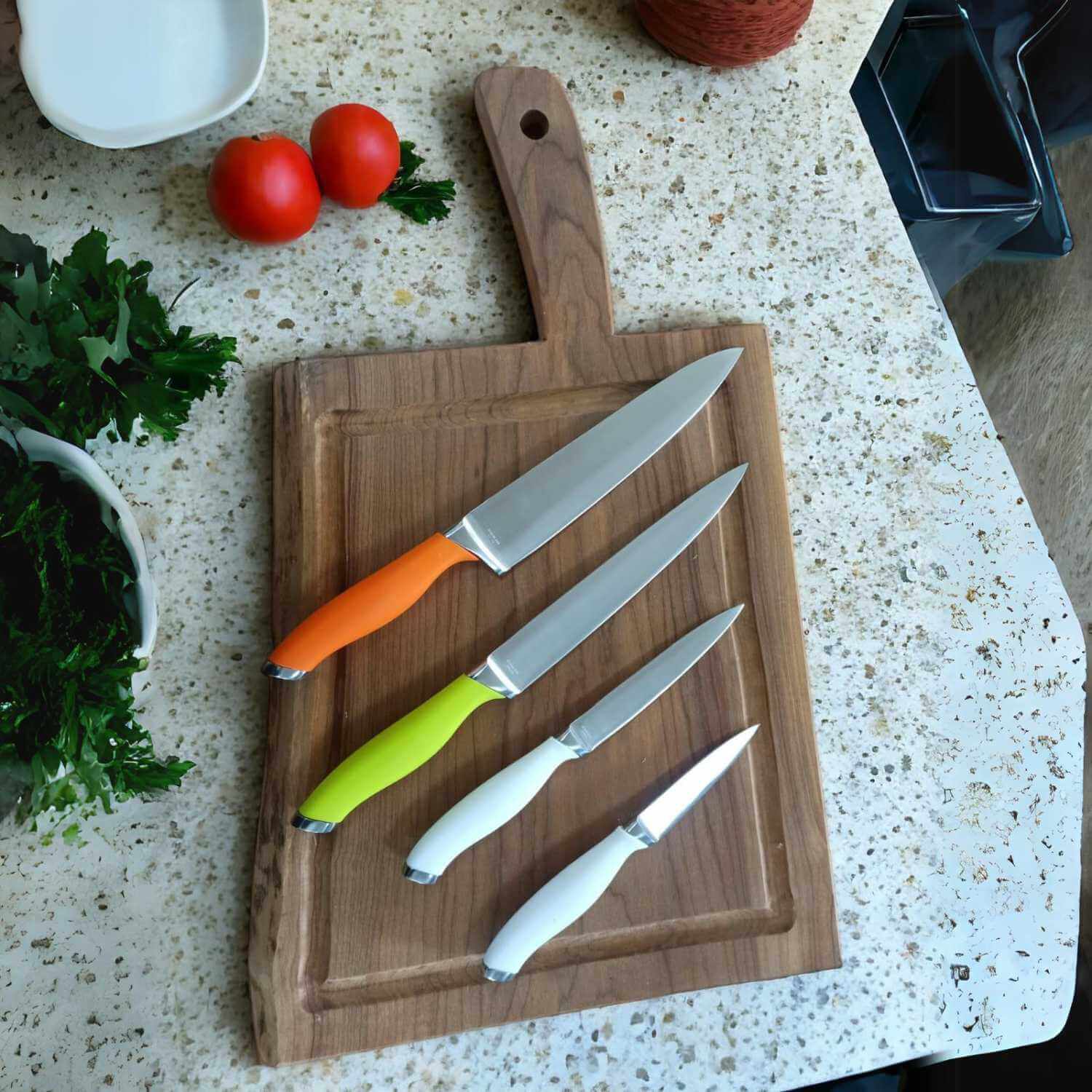 Set Cuchillos Mango Silicona 5 Piezas Chef - Oster image number 4.0