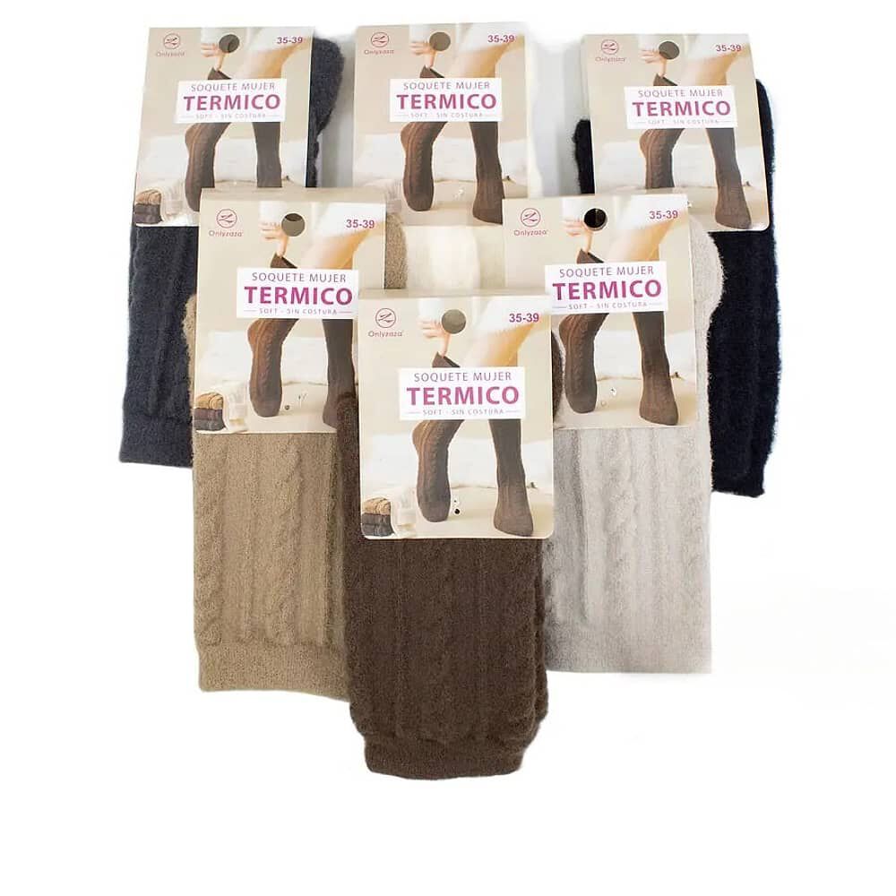Pack 3 Pares Calcet&iacute;n Soft T&eacute;rmico Mujer Sin Costura image number 0.0