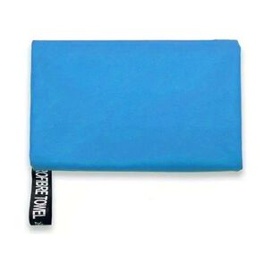 Set 3 Toallas Baño Viaje Microfibra Secado Rápido Celeste