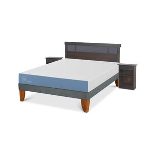 Cama Europea Cic Excellence / 2 Plazas / Base Normal + Set De Maderas