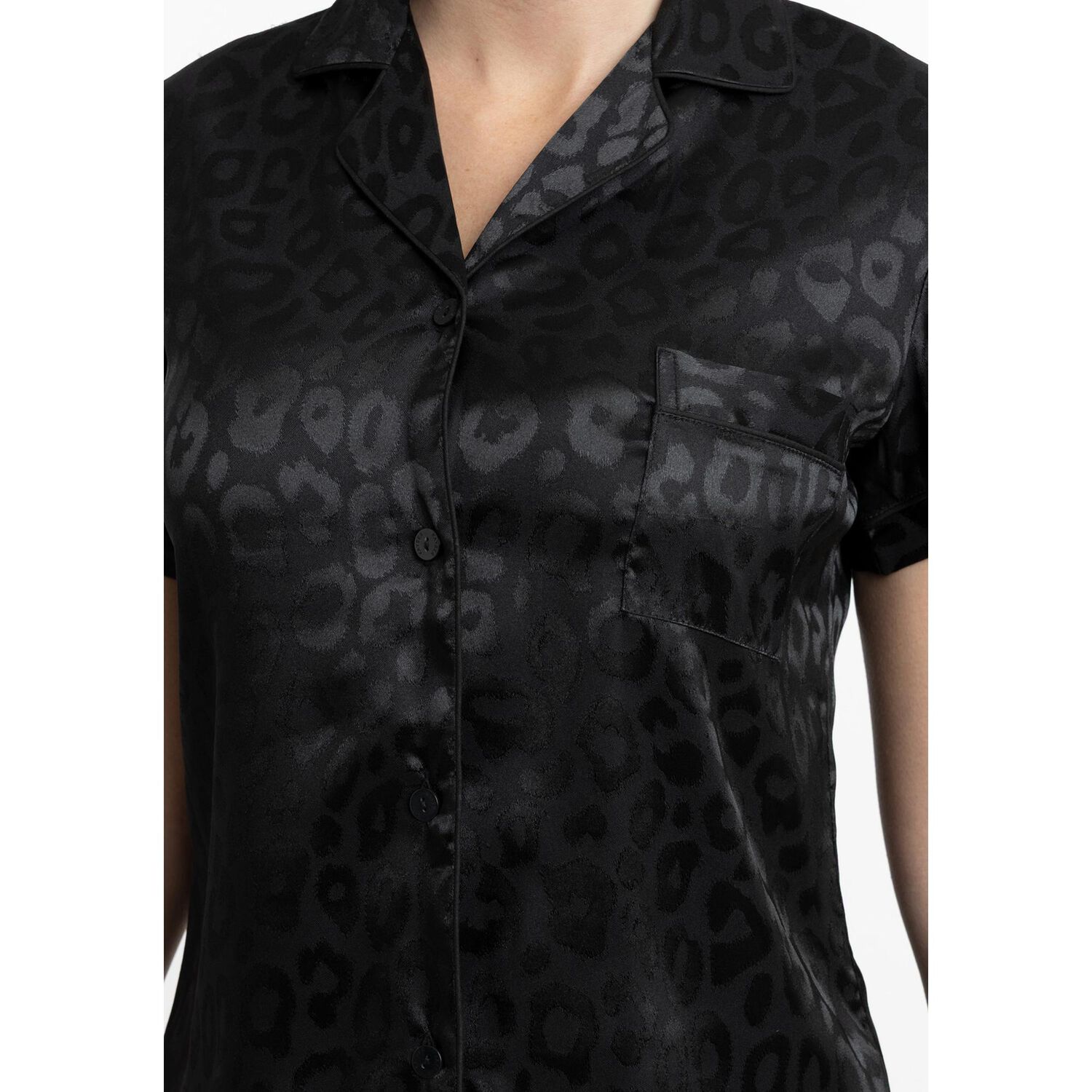 Pijama Corto Abotonado Satin Mujer Kayser 70.1145m-neg image number 2.0